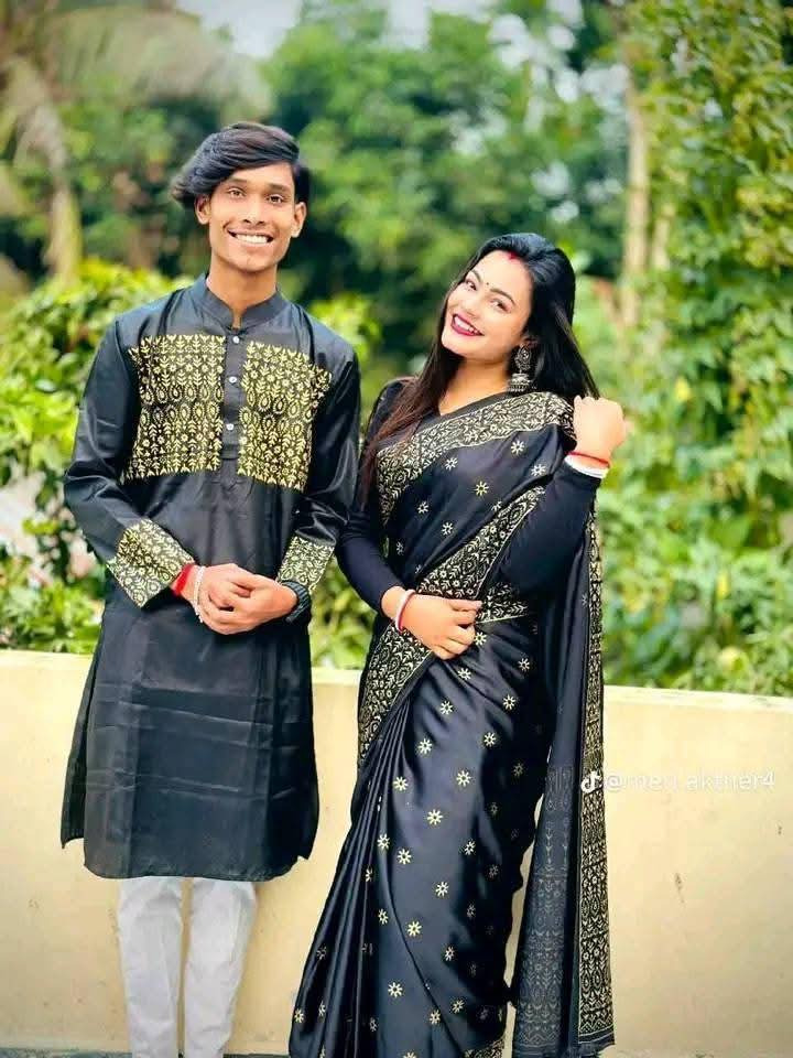 Sharee Panjabi Couple Dress with Blouse Piece