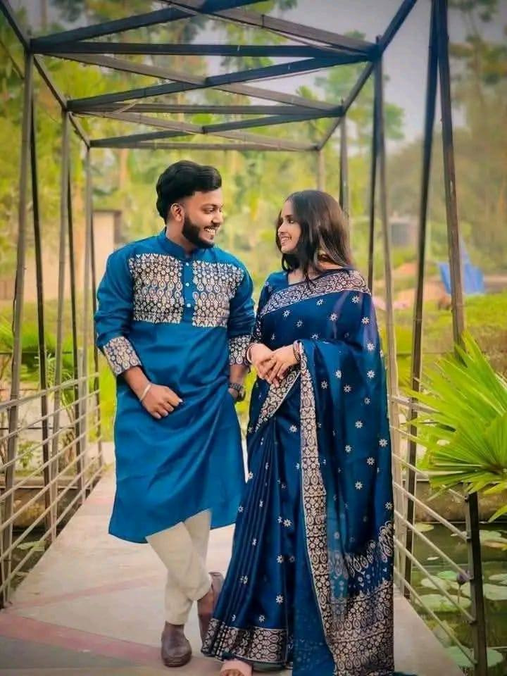 Sharee Panjabi Couple Dress